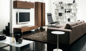 Moderní obývací stěny se vyznačují jednoduchostí a vzdušností /